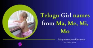 Telugu girl names - A to Z baby names