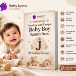 Trending 2026 Indian baby boy names starting with J PDF