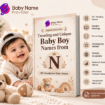 Trending 2026 Indian baby boy names starting with N PDF